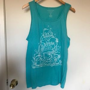 NEW loot crate sanrio blue tank